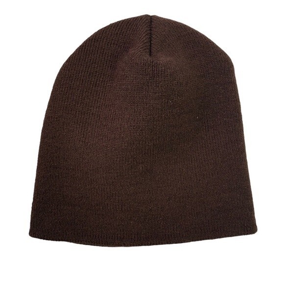 Unisex Dark Brown Beanie - Picture 2 of 2